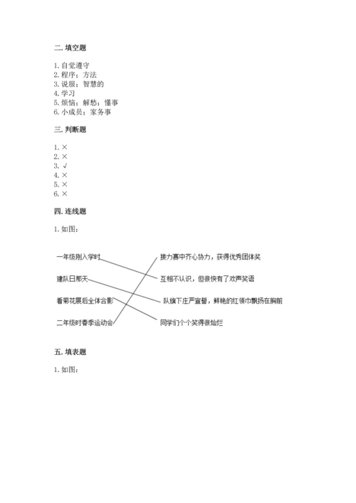 部编版四年级上册道德与法治期中测试卷（全国通用）word版.docx