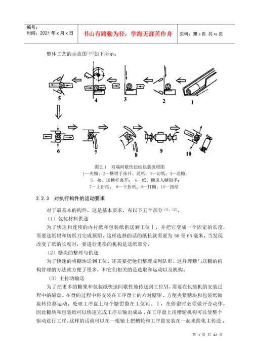 扭结式糖果包装机.docx