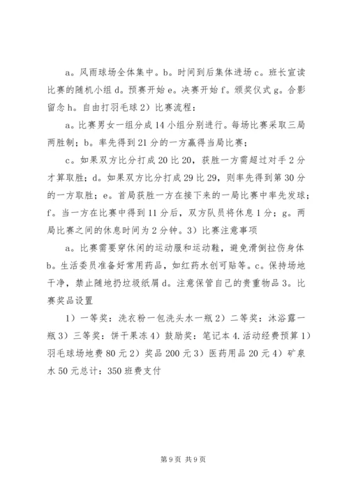 羽毛球赛初步方案.docx