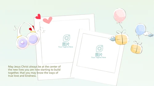 卡通可爱心理健康教育动态PPT模板