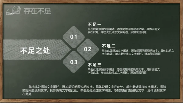 开始上课教师粉笔说课教学黑板PPT模板