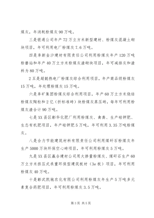 市政府向人大汇报粉煤灰综合利用2.docx