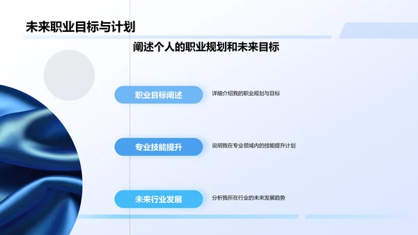 蓝色简约风奖学金申请PPT模板