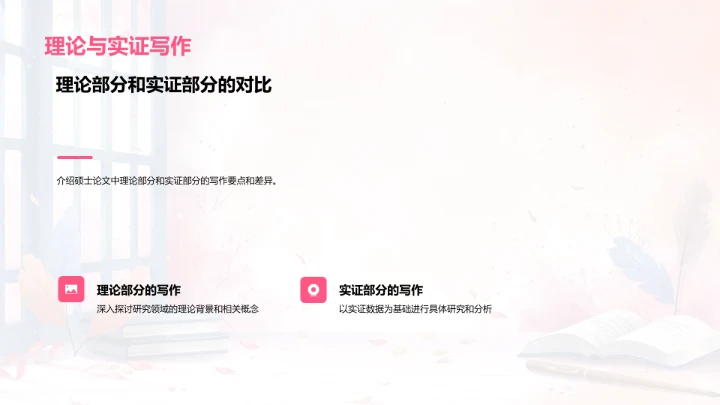 硕士论文撰写课PPT模板