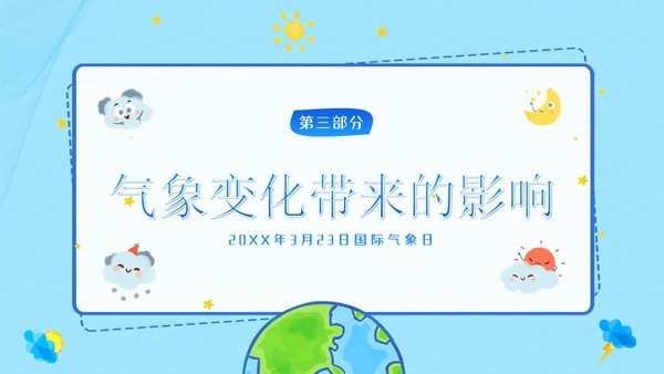 3月23日国际气象日气象知识科普教育PPT课件世界气象日