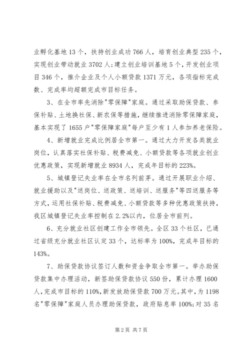 人力资源社会保障局年终述职报告.docx