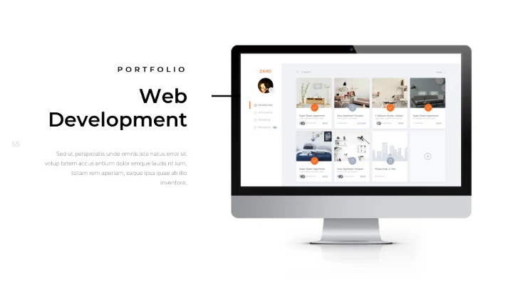 创意黑白调极简主义公司简介动态PPT模板