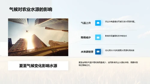 夏至气候与农业策略