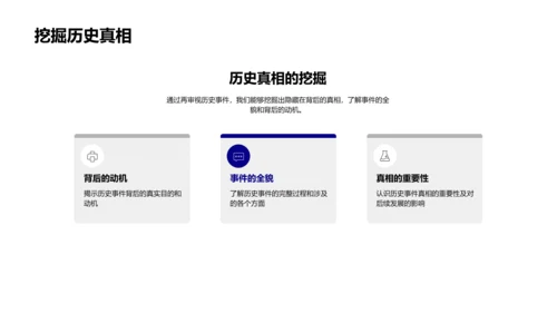 历史事件批判解读PPT模板