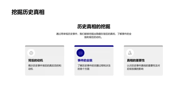 历史事件批判解读PPT模板