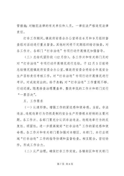 镇委打非治违工作方案.docx