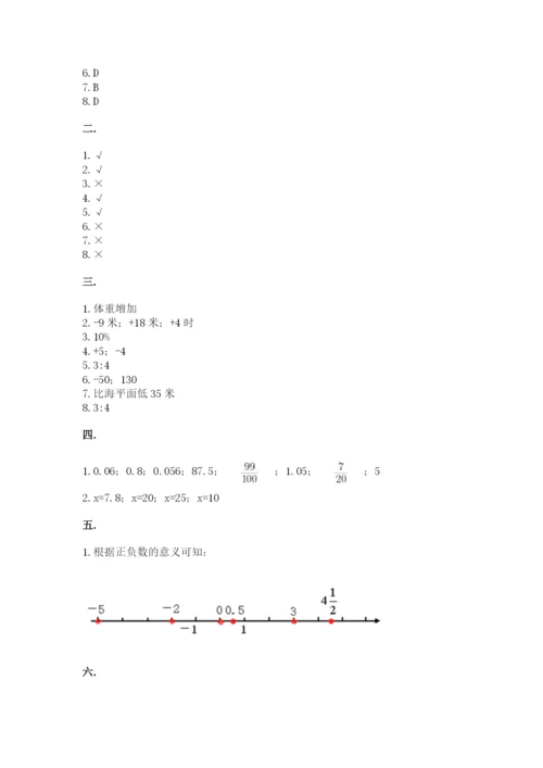 实用小学数学青岛版六年级下册期末测试卷（培优b卷）.docx