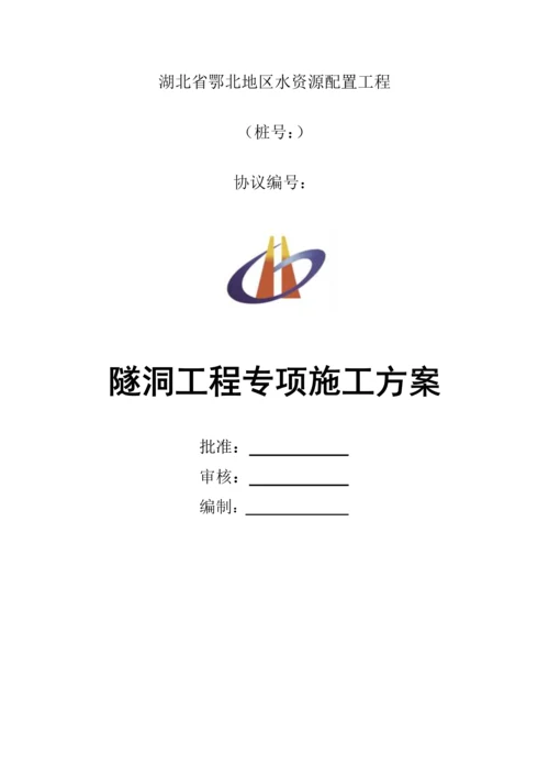 水工隧洞工程专项施工方案.docx