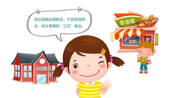 关注中小学生食品安全主题教育PPT课件