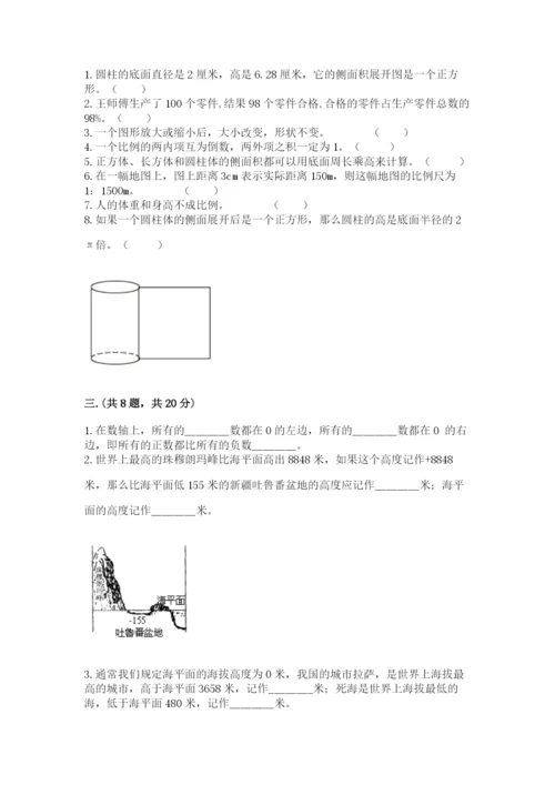 西师大版小升初数学模拟试卷【模拟题】.docx