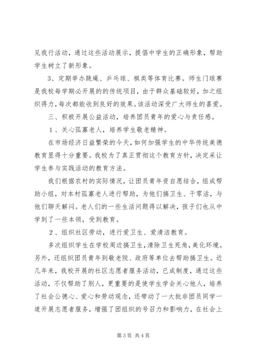 学校督导评估团支部自评报告.docx