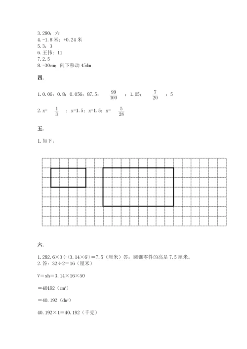 最新人教版小升初数学模拟试卷精品【易错题】.docx