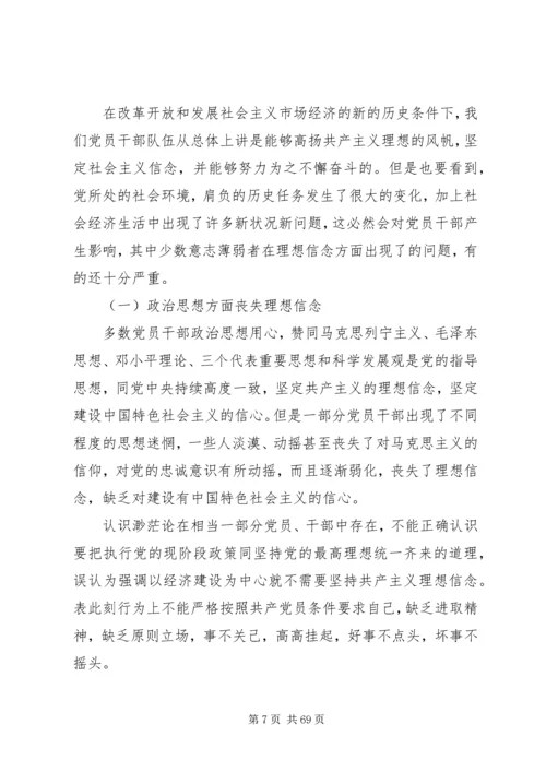 关于理想信念方面存在的问题.docx