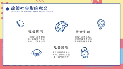 教育改革双减政策解读PPT模板