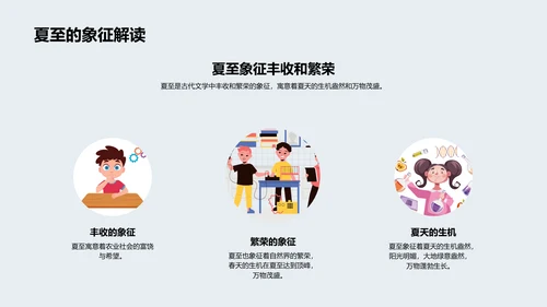 夏至诗词课堂PPT模板