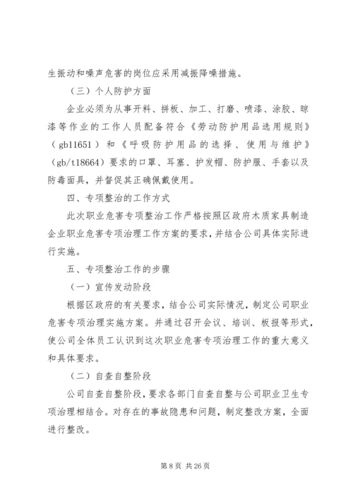 职业危害专项治理工作方案.docx