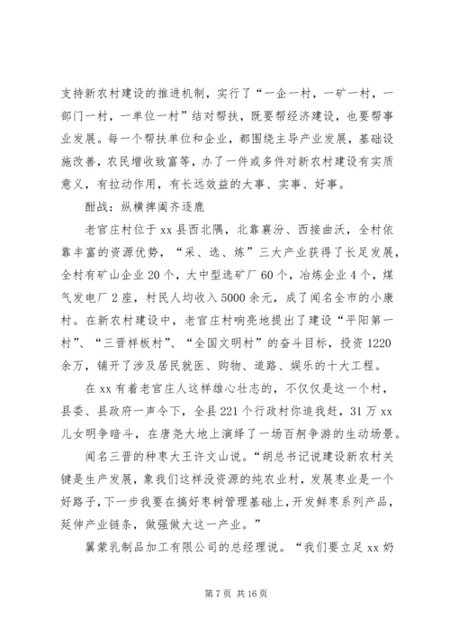 全县新农村建设纪实 (3).docx