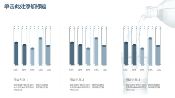 商务简约健康饮用水通用PPT模板