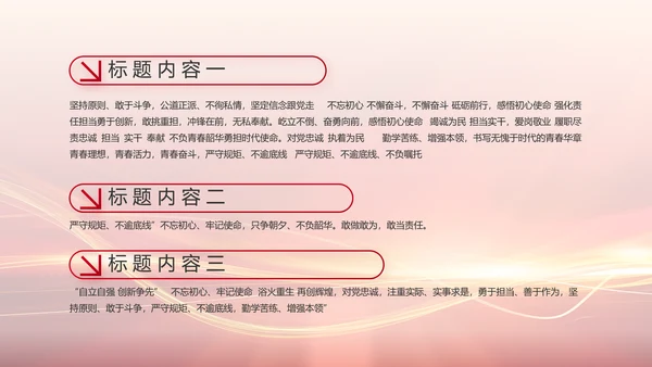 红色党建党支部工作汇报PPT党课