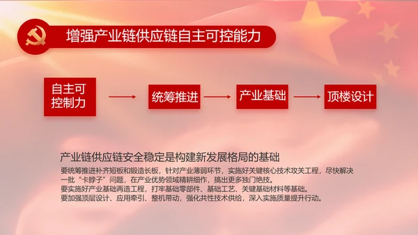 红色大气入党积极分子年终工作总结动态PPT