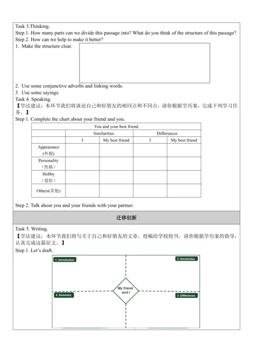 Unit 3 I'm more outgoing than my sister.大单元整体教学分析+