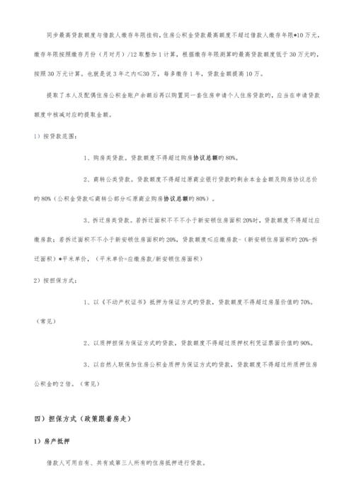 公积金相关业务手册.docx