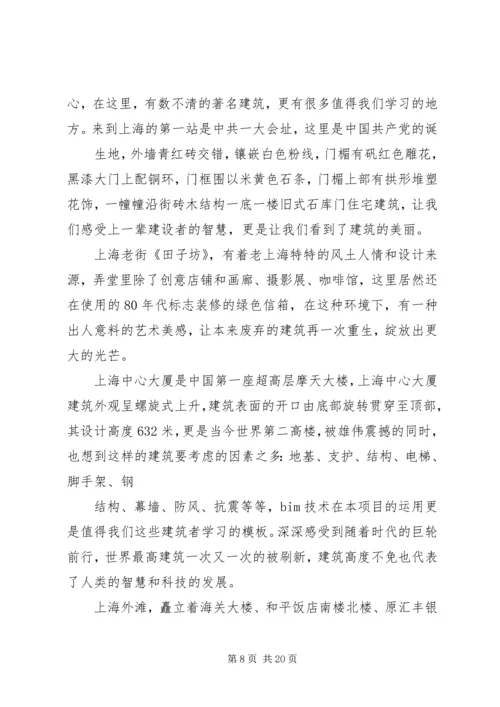 杭州长河高级中学上海之行考察报告.docx