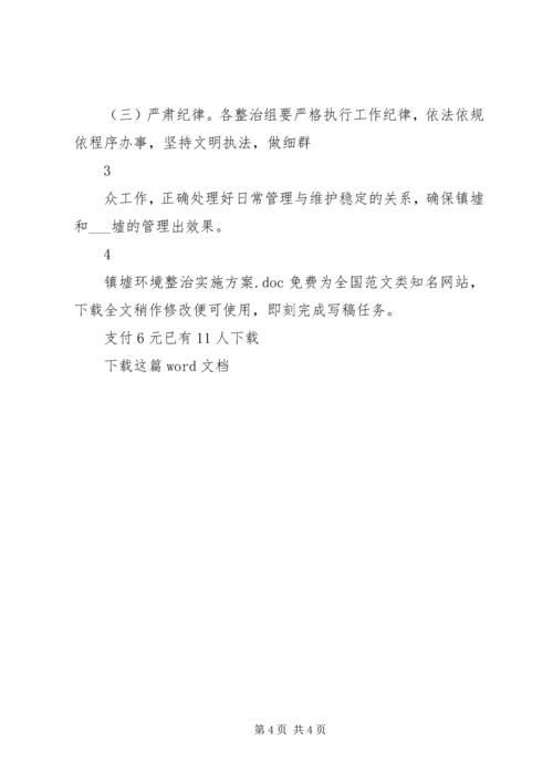 镇墟环境整治实施方案 (2).docx