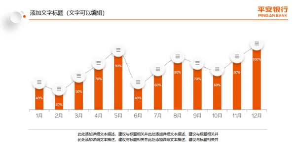 微立体中国平安银行工作总结计划通用PPT模板