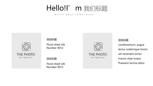 灰色创意公司产品介绍宣传通用PPT动态模板
