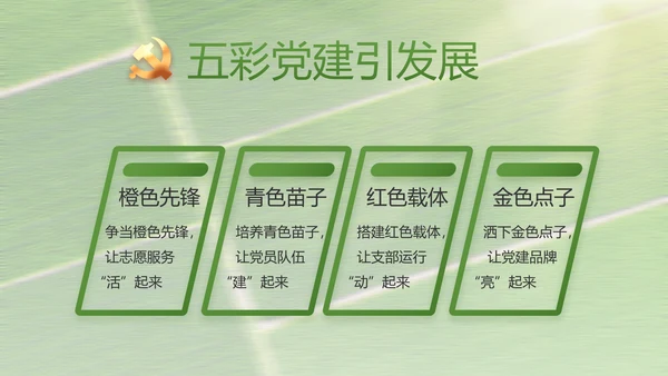 党建引领促发展乡村振兴展画卷PPT