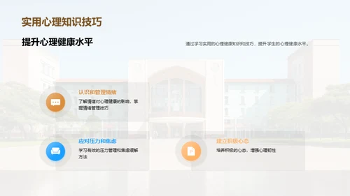 心理健康的大学之旅