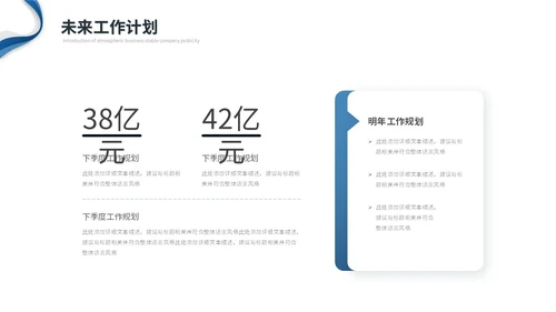 蓝色简约商务月度工作总结工作汇报述职报告ppt模板