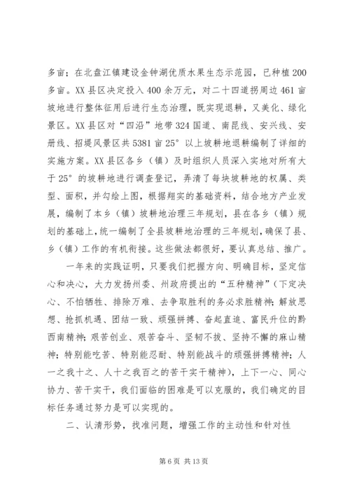 州长在整治坡地过度开垦大会的发言.docx
