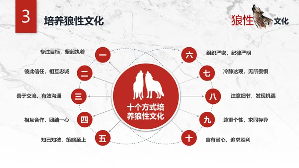 团队企业文化狼性文化员工培训PPT