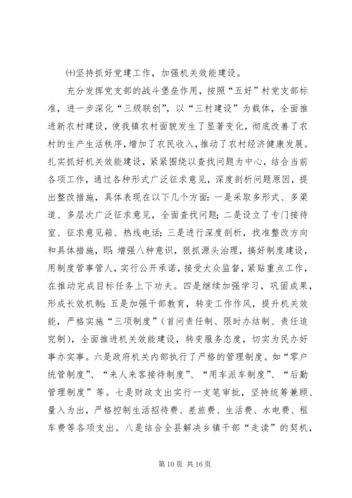 乡镇工作总结及工作计划.docx