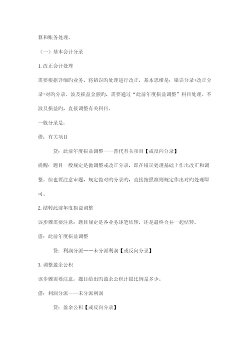 2023年中级会计实务必背分录.docx