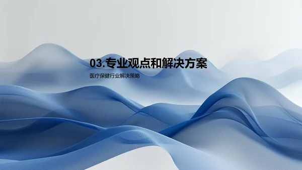 医疗领域述职报告PPT模板