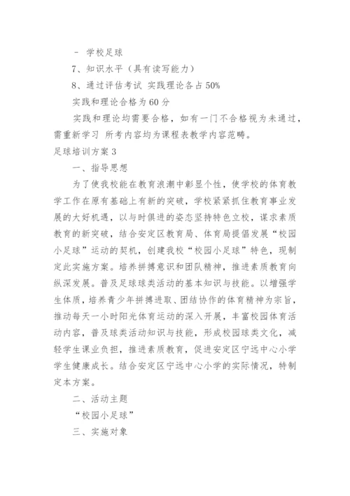 足球培训方案.docx