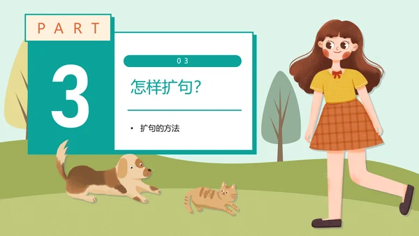 START扩句的方法小学一年级语文通用PPT模板