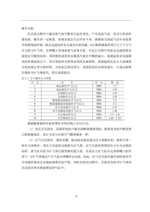 SF6断路器检修与方案设计论文.docx