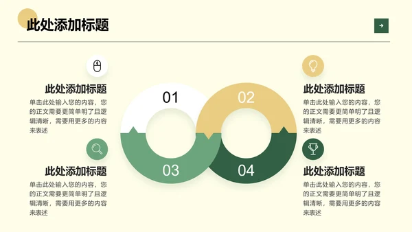 绿色小清新花卉风格毕业答辩开题报告通用PPT演示模板