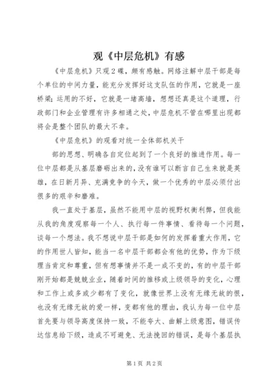 观《中层危机》有感.docx