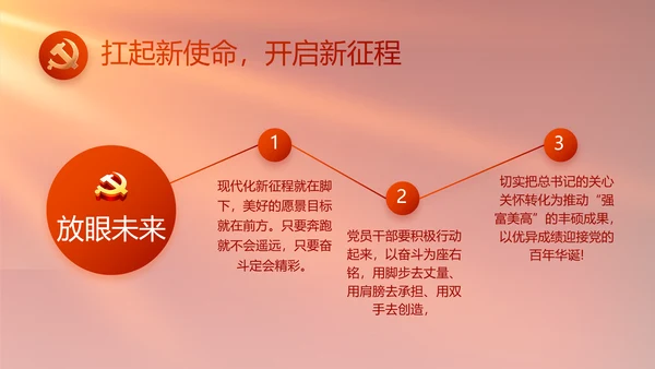 红色党建脱贫民主生活会整改学习主题PPT