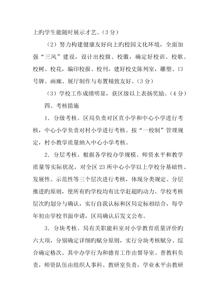 小学教育质量综合评价方案及细则.docx